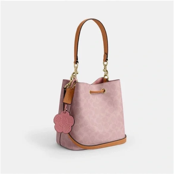 Pink powder Rowan bucket bag - Picture 7 of 7
